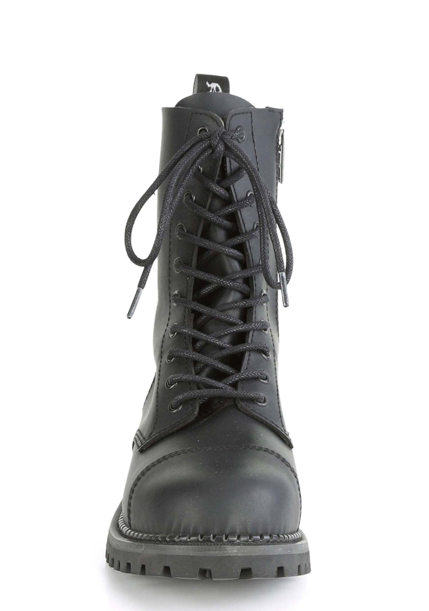 Vegan Leather Amped Up Lace Up Boots