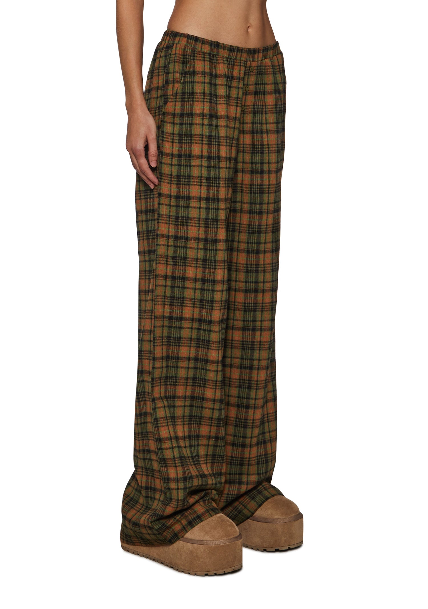 Plaid Boyfriend PJ Pants