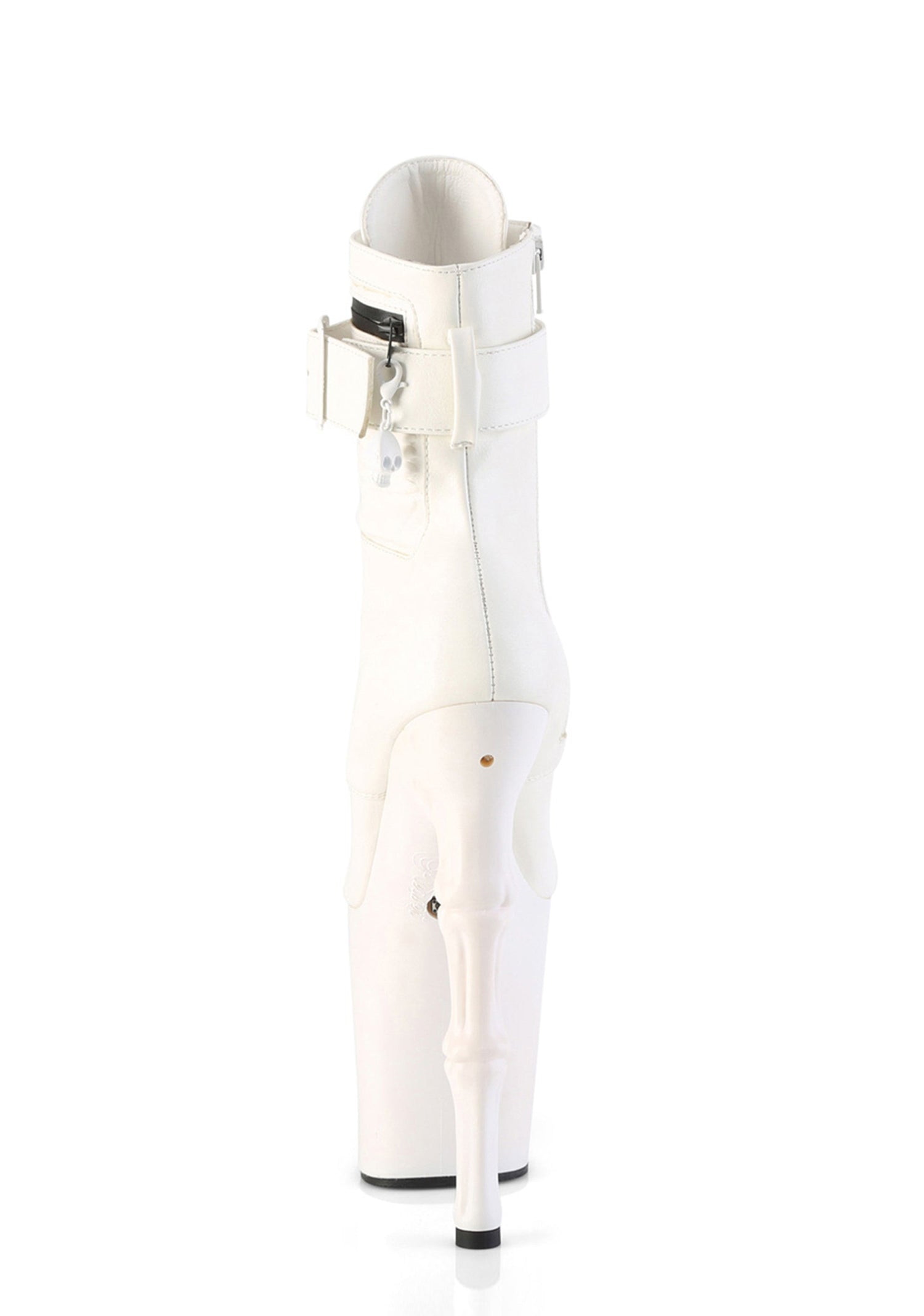 Rapture-1020STR-LT Platform LED Ankle Boots-White