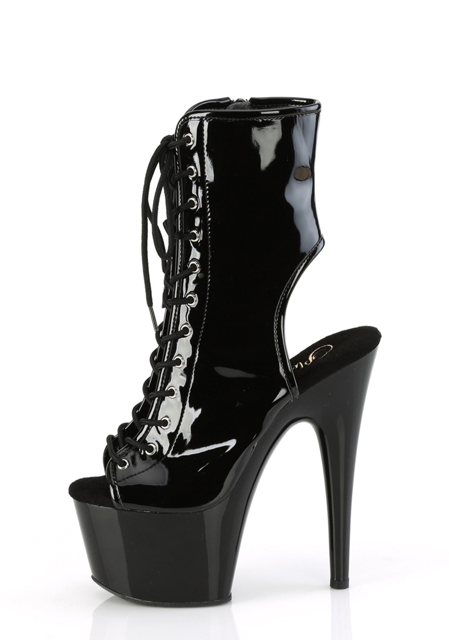 Adore-1016 Platform Ankle Boots-Black