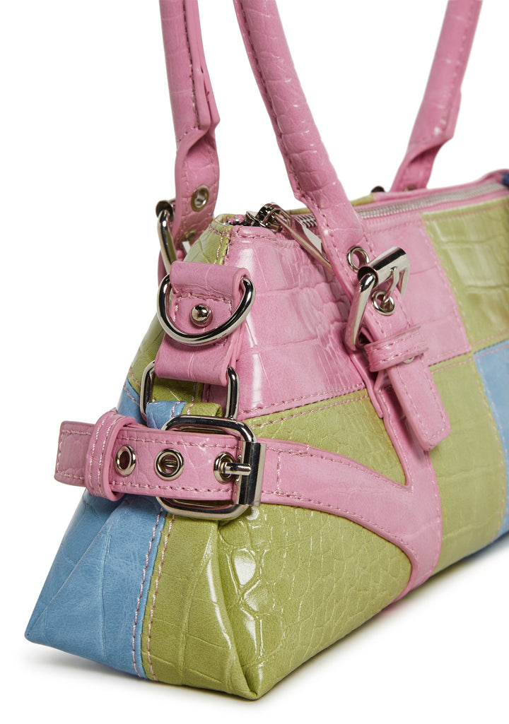 Gossip Date Patchwork Handbag