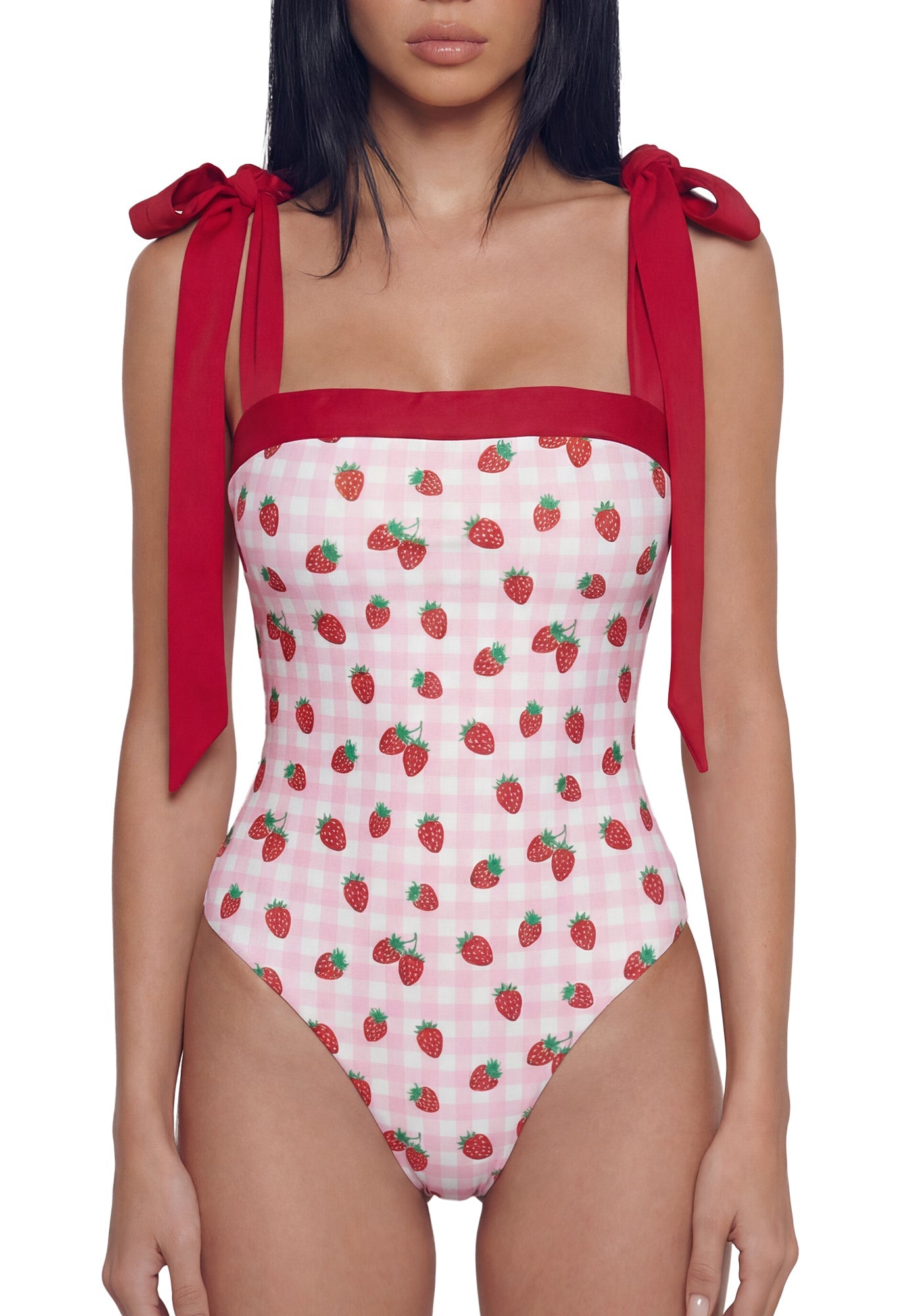 Sweet Life One Piece Swimsuit - Gingham