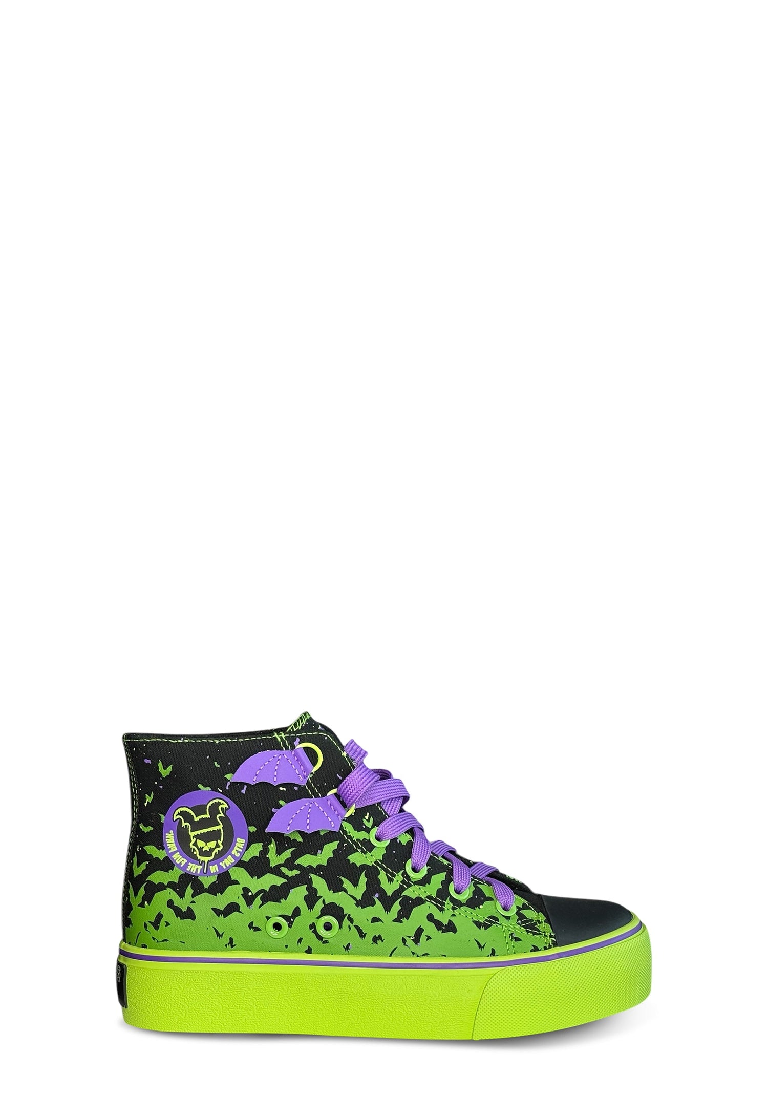HXC Bat Wing High Top Sneaker - Green