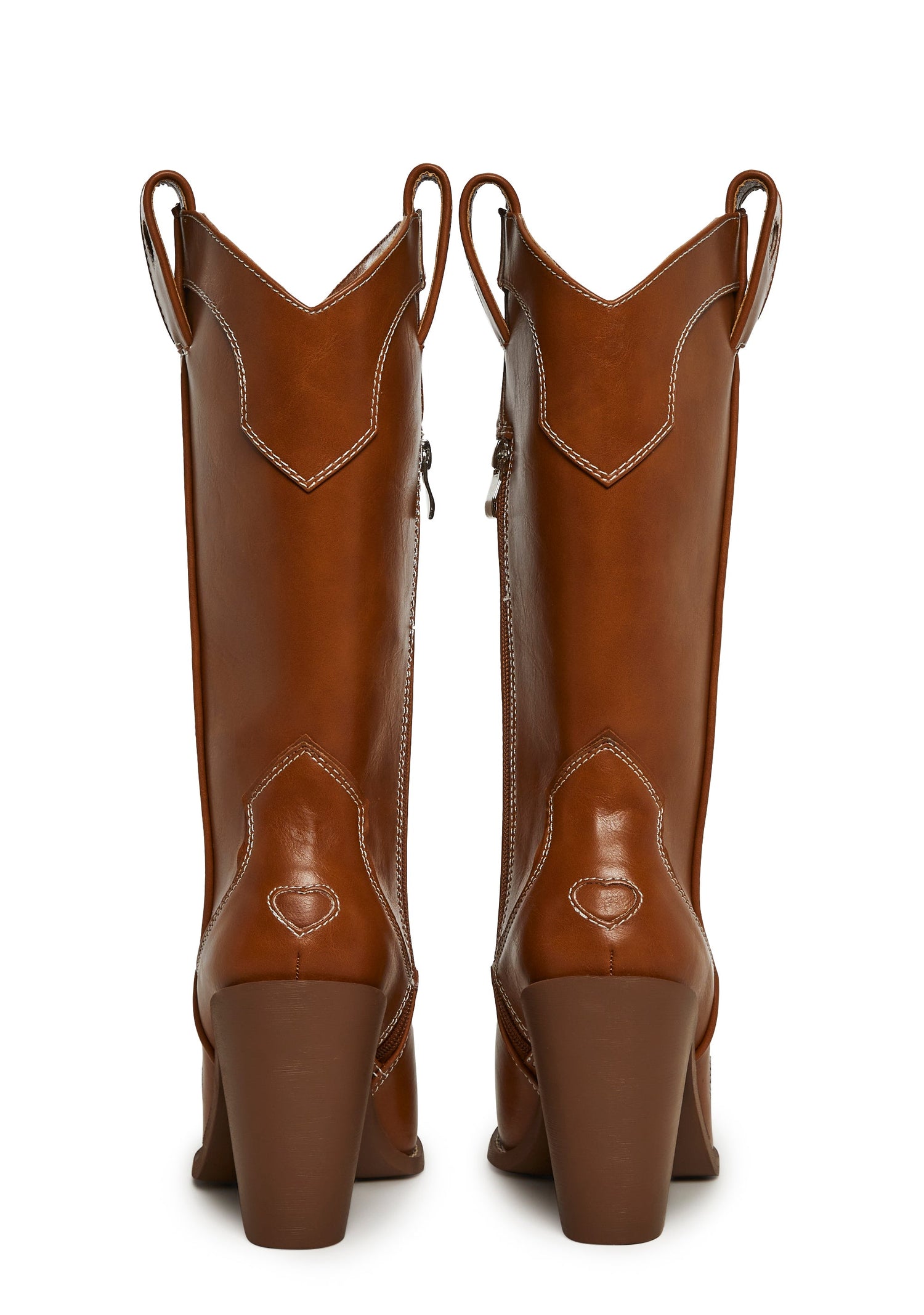 Basic Present Perfect Cowgirl Boot - Carmel