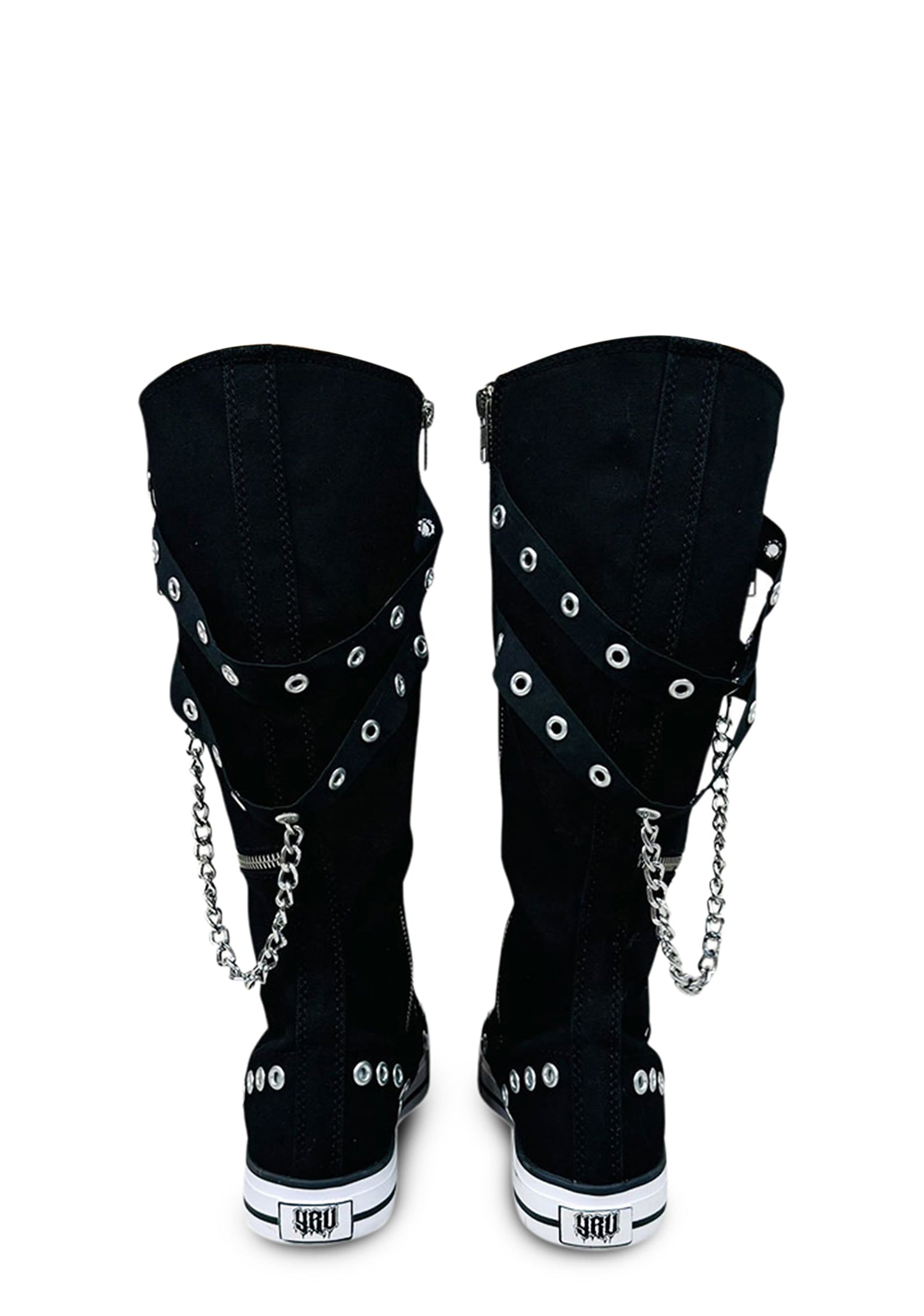 Rawr XD OG Knee High Sneakers - Black/White