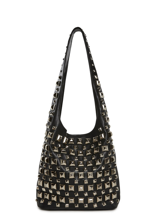 Drama First Studded Tote Bag