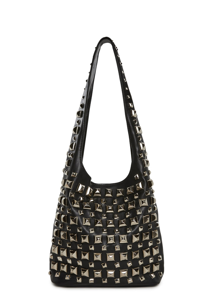 Drama First Studded Tote Bag