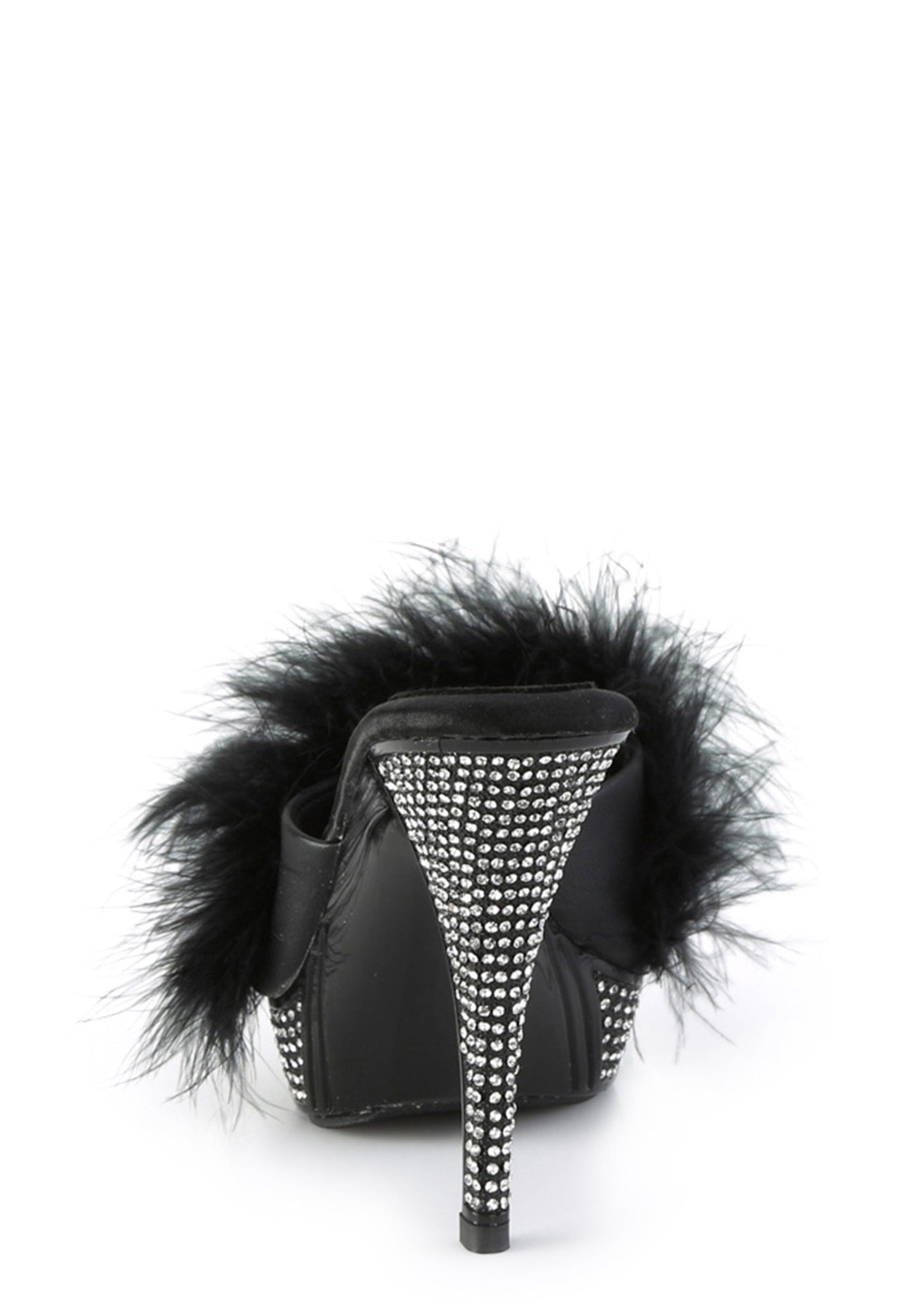 Elegant-401F Marabou Heels