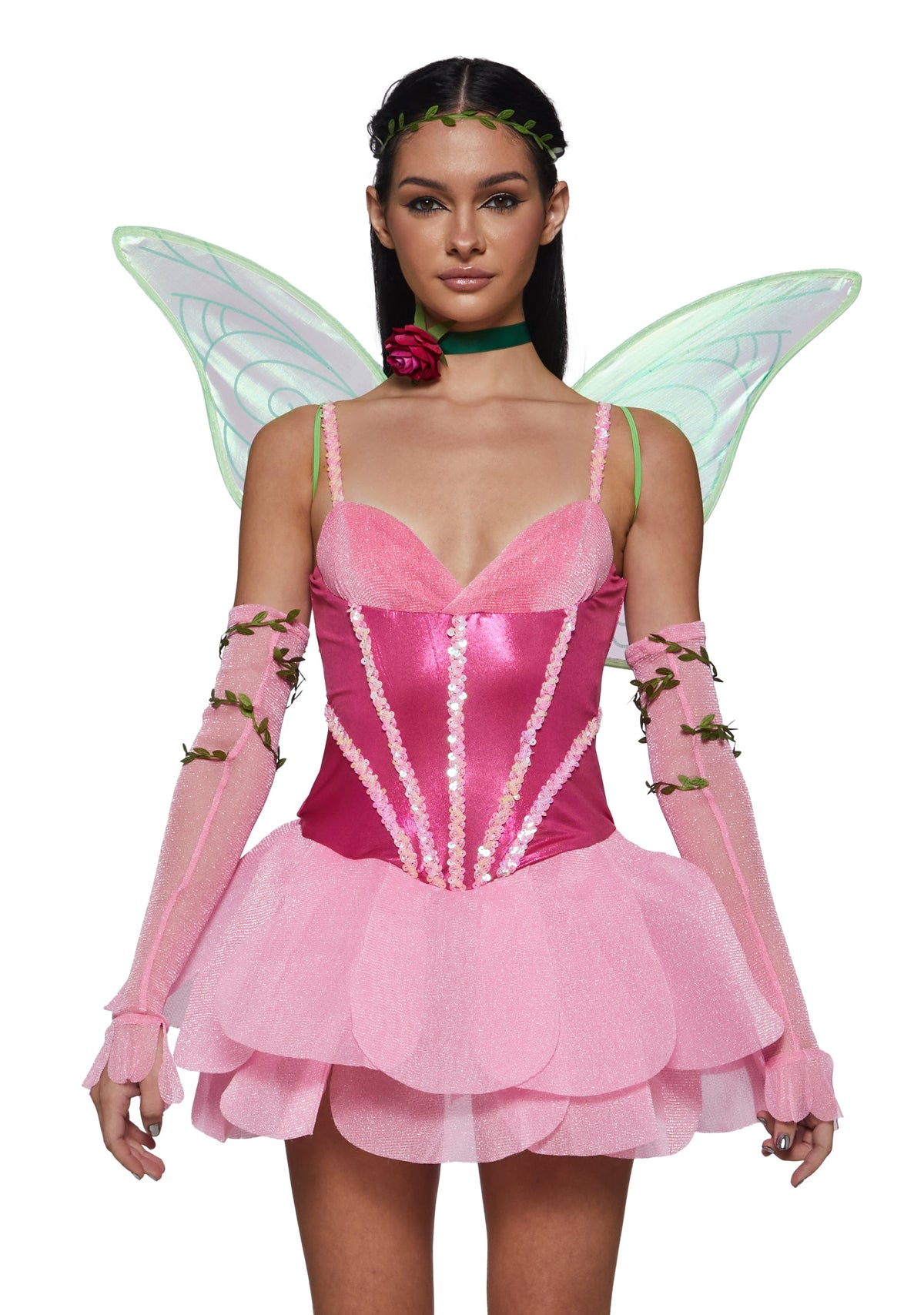 Y2K Cartoon Fairy Costume - Pink