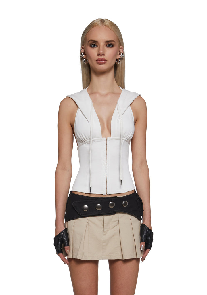 Evolution Hooded Halter Top