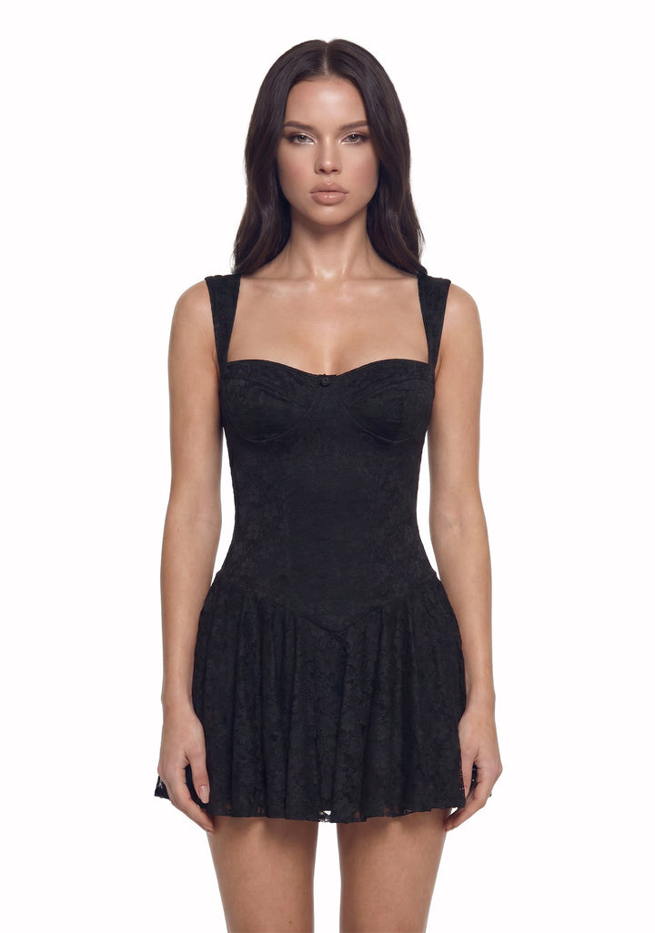 Perfect Date Mini Dress - Black