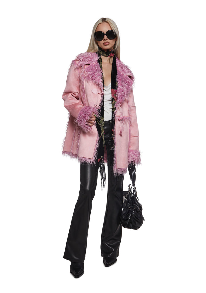 Secret Of Patience Toggle Jacket - Pink