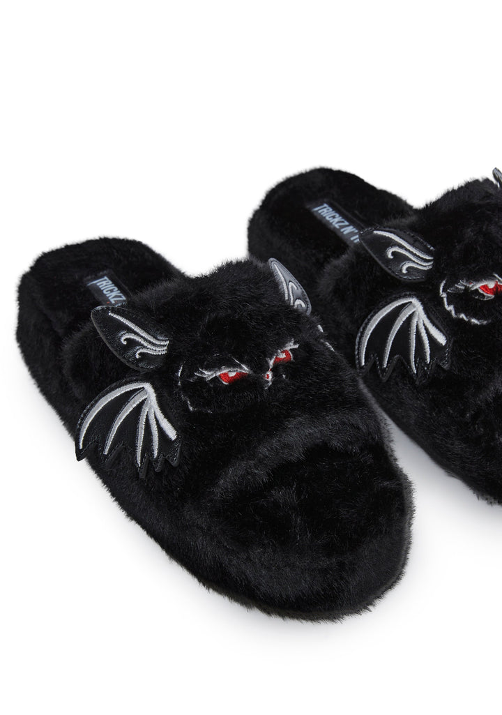 Fanged Bat Slippers