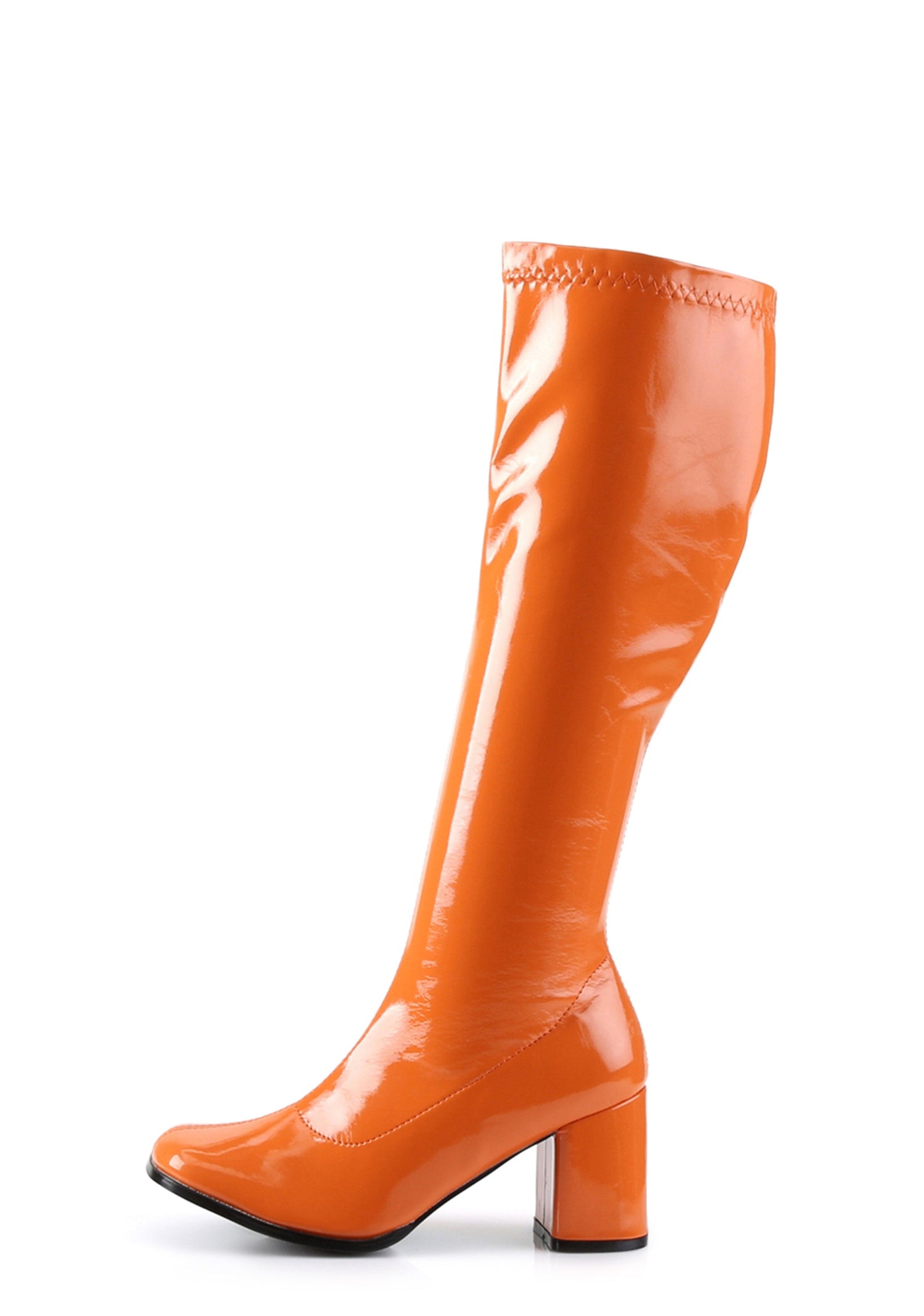 Gogo 300 Knee High Boots - Orange