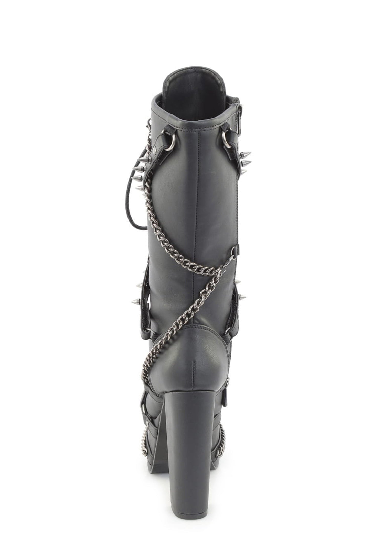Torment-156 Studded Knee High Platform Boots