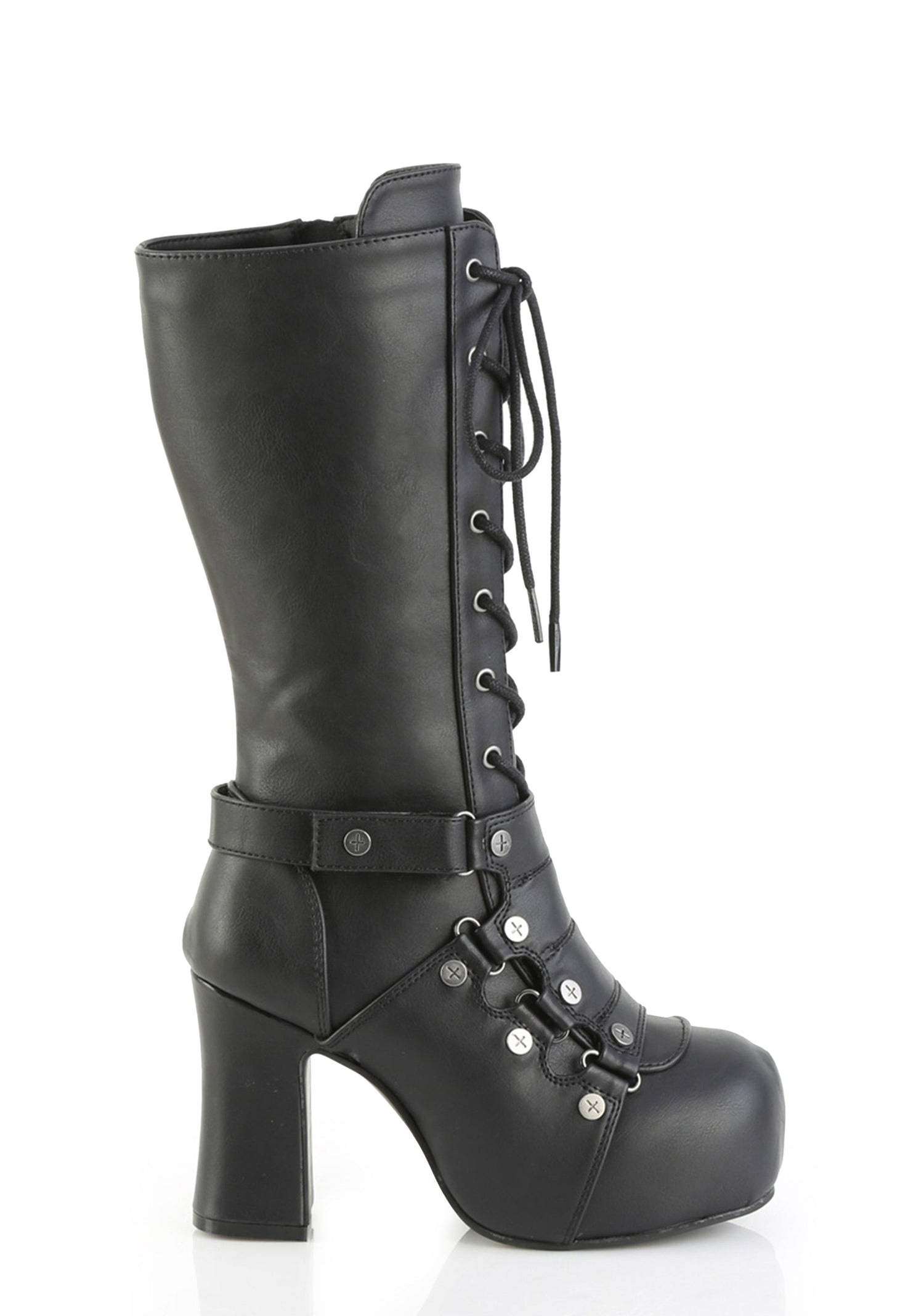 Gothika-152 Platform Mid-Calf Boots