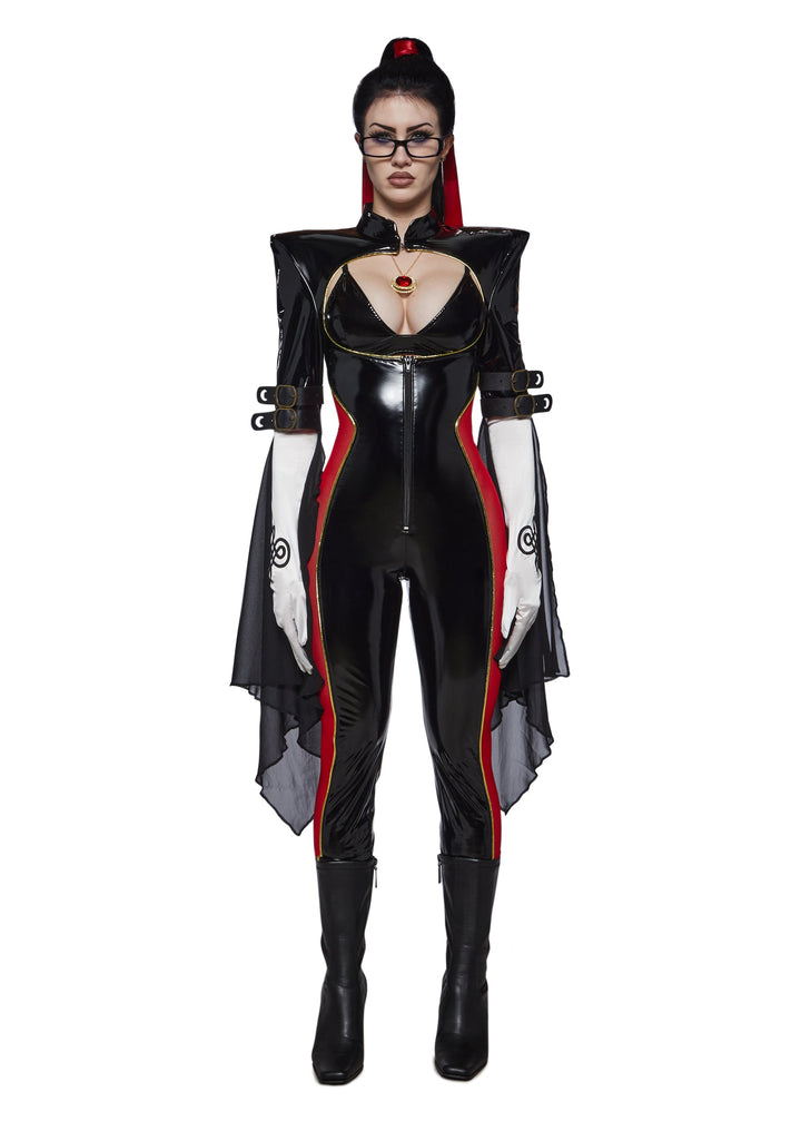 Gun Witch Jumpsuit Game Costume