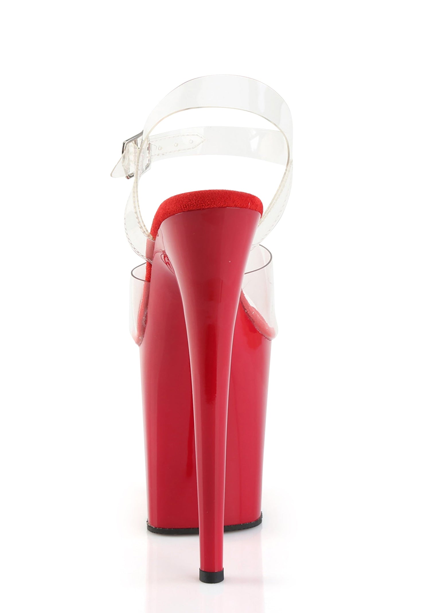 Flamingo-808 Platform Ankle Strap Sandals-Red