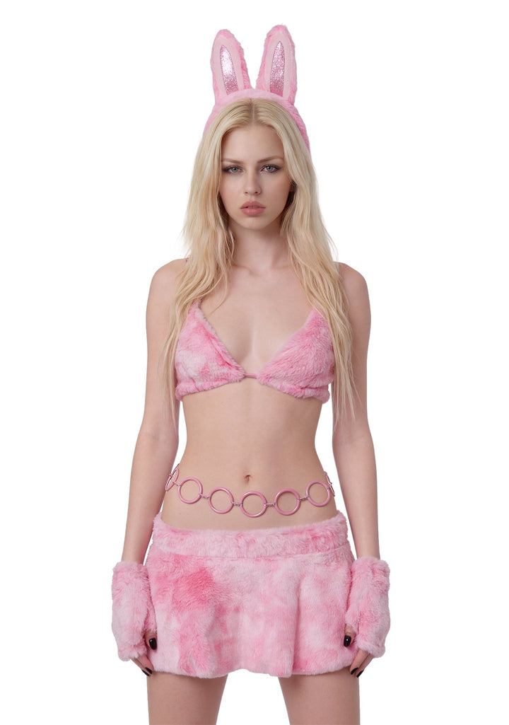 Labubu Furry Lingerie - Pink