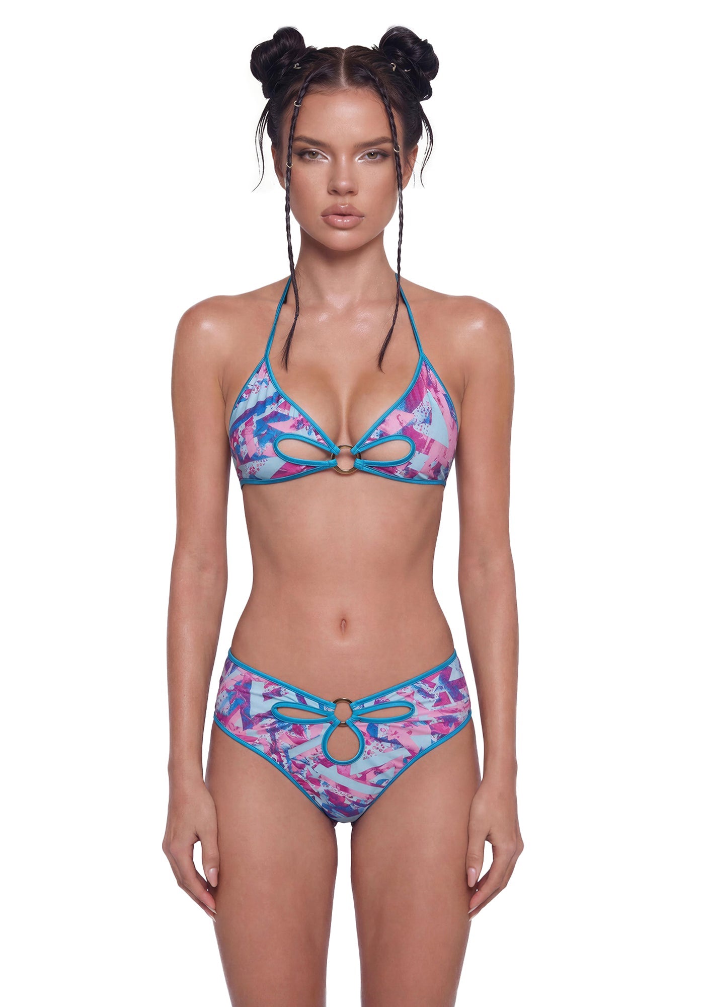 Pastel Pop O-Ring Festival Set - Teal
