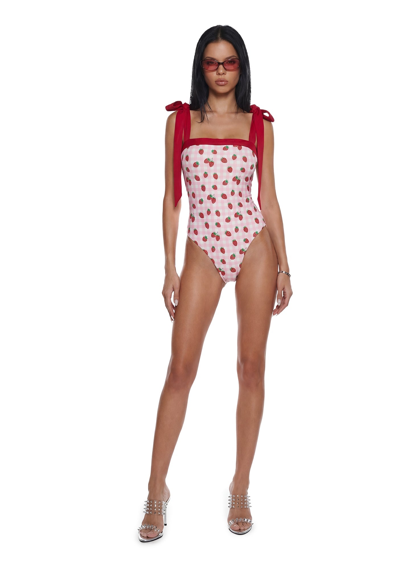 Sweet Life One Piece Swimsuit - Gingham