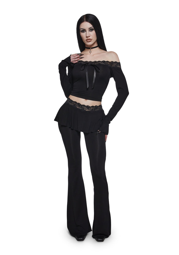 Dark Embraces Skirt Flared Pants