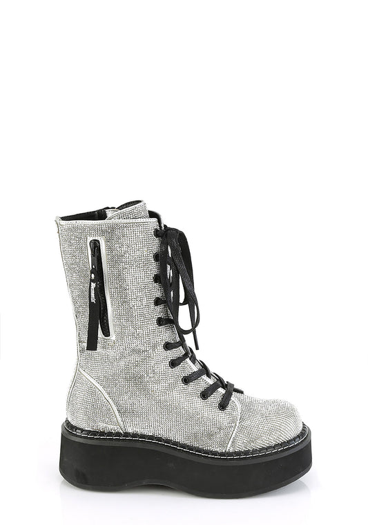 Emily-362 Platform Calf High Boots