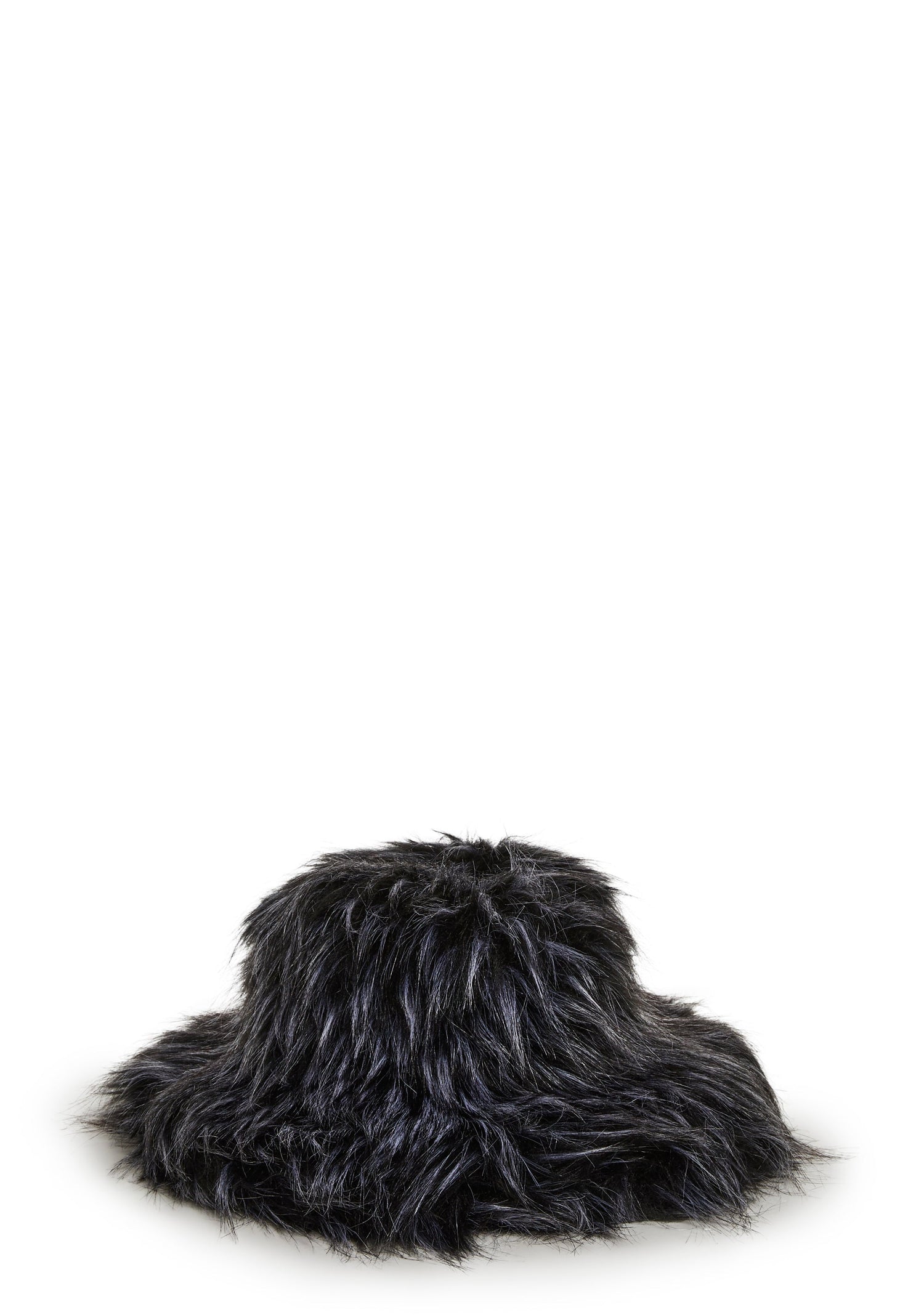 Flirty Fuzzy Bucket Hat - Black