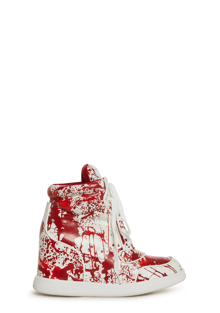 Ambient Wedge Sneakers - Scream Queen