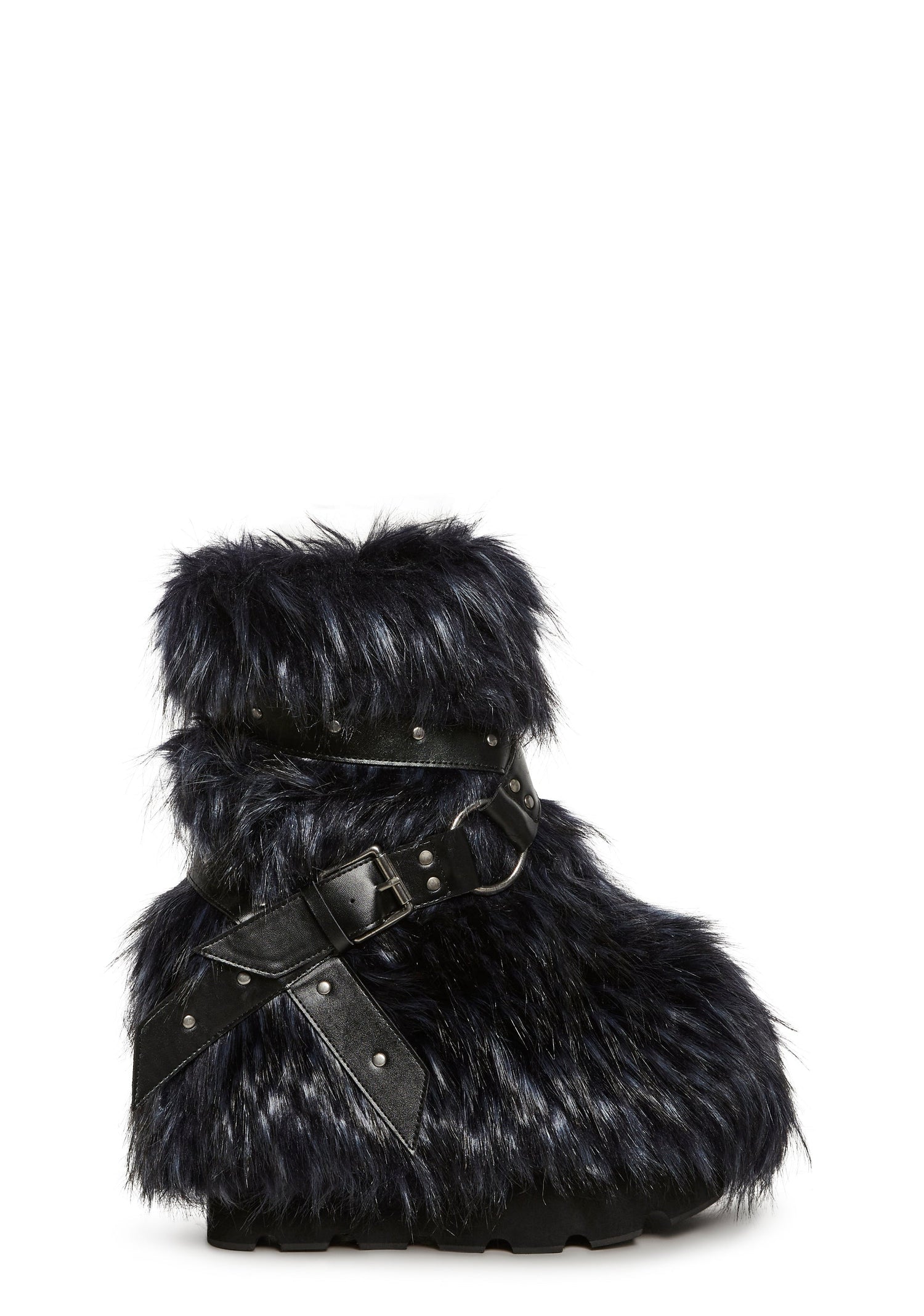 Low Wild Instincts Faux Fur Boots - Blue