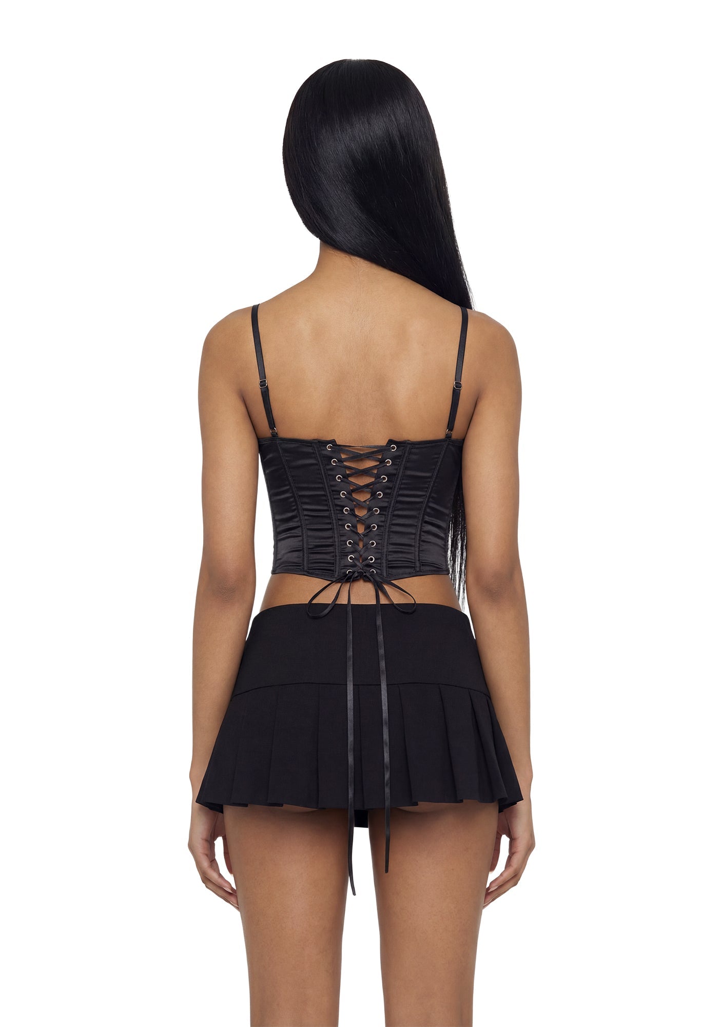 Khloe Corset Top - Black