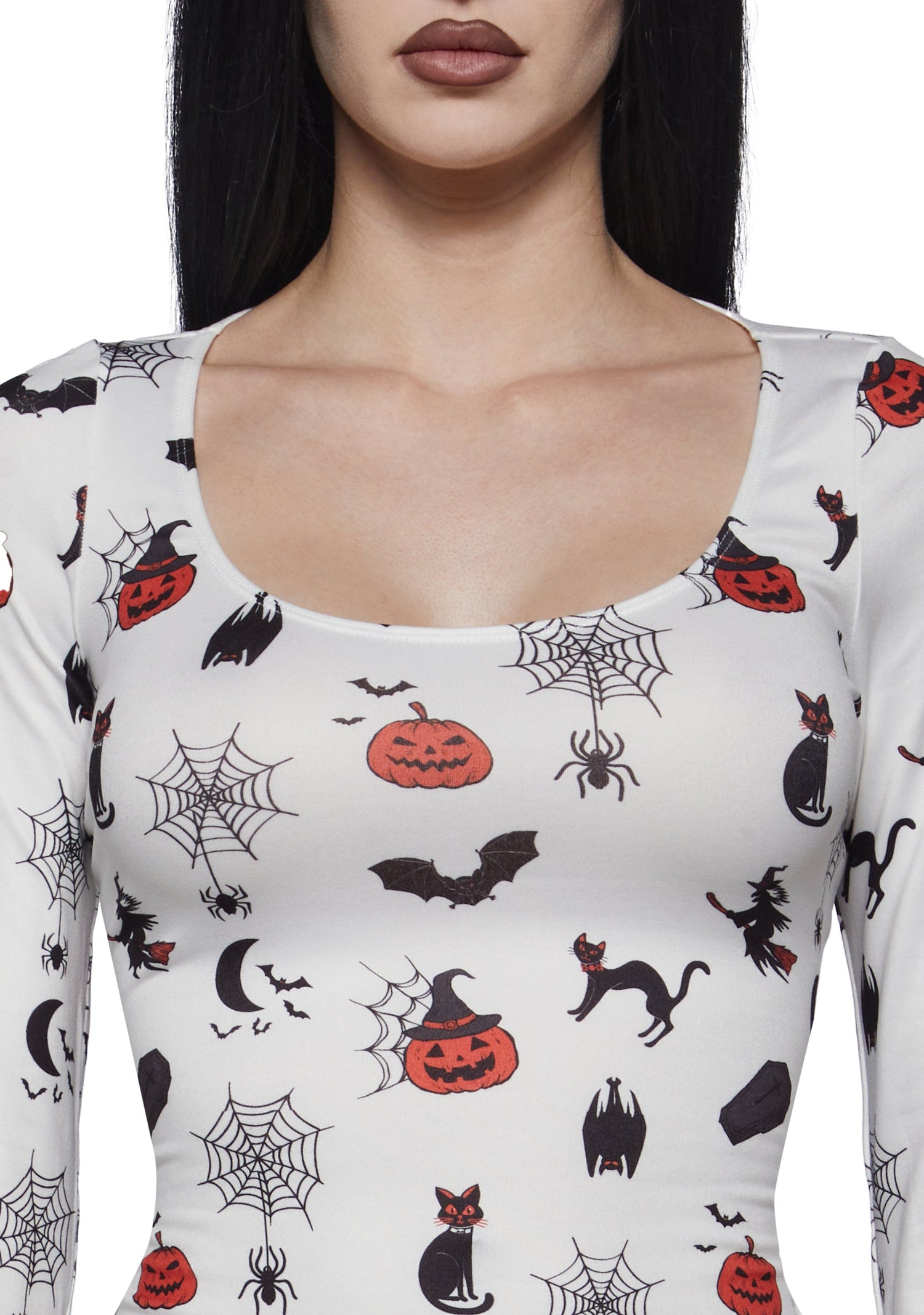Haunted House Long Sleeve Top