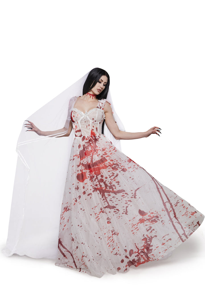 Dance with Death Maxi Dress - Scream Queen