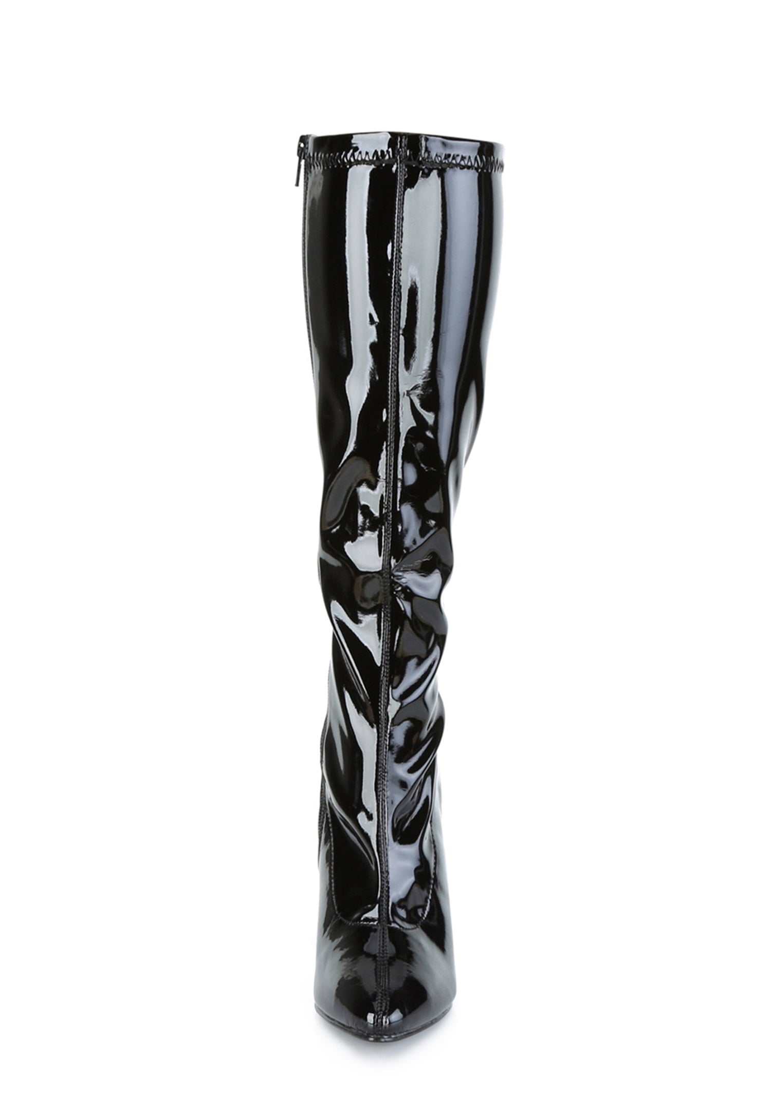 Seduce 2000 Patent Knee High Boots
