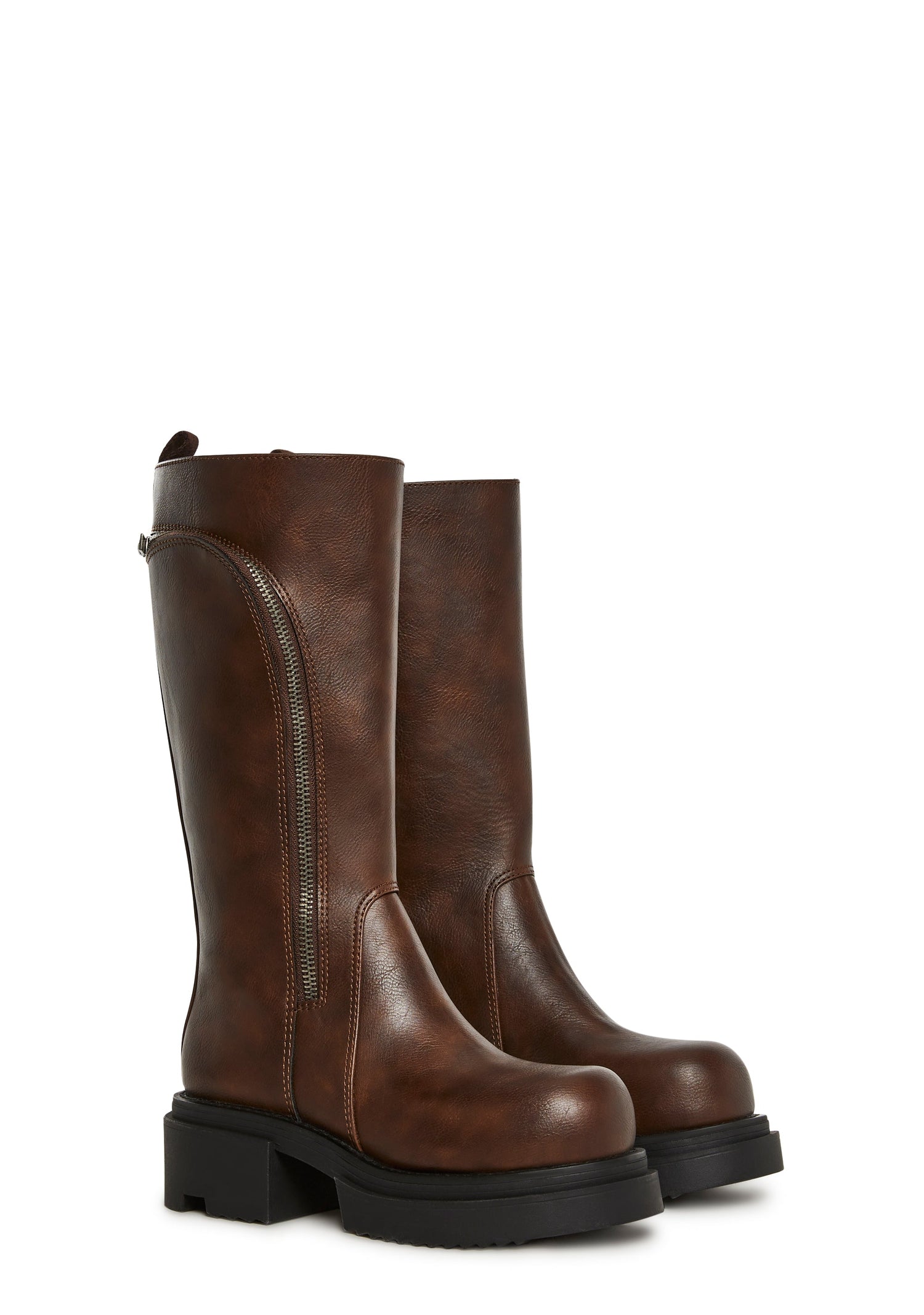 Small Town Girl Pocket Boots - Brown