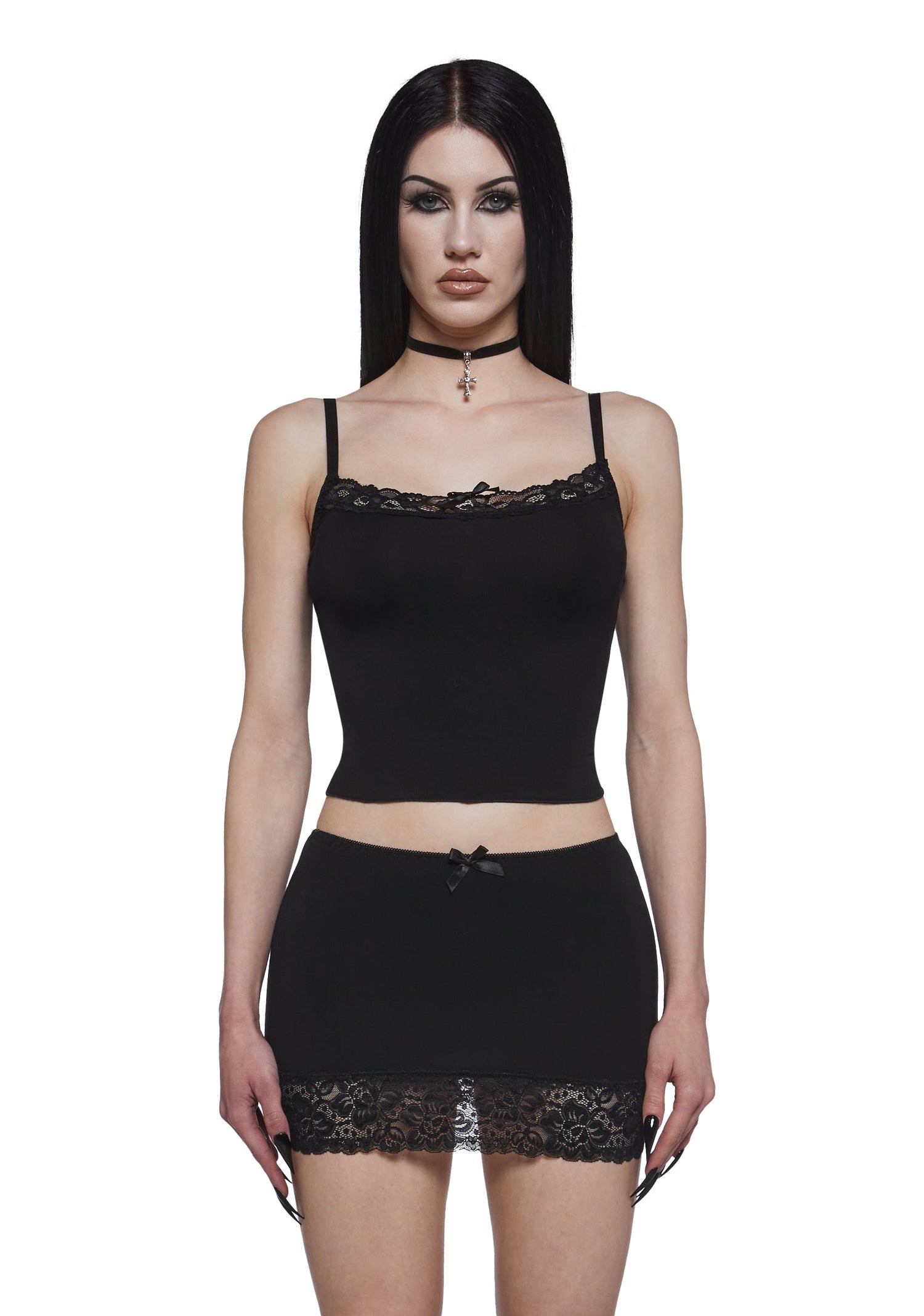 Macabre Thoughts Skirt Set