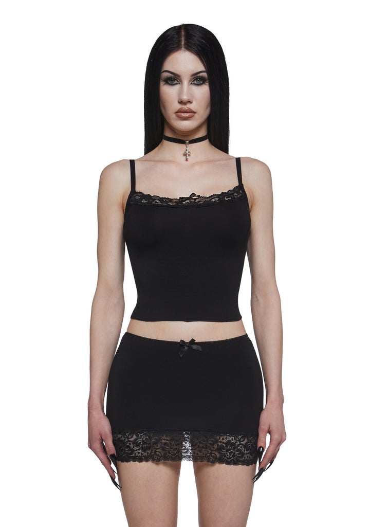 Macabre Thoughts Skirt Set