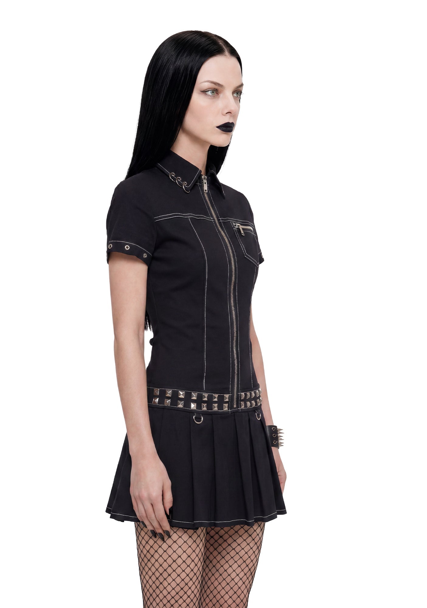 Defiance Drop Waist Utility Dress
