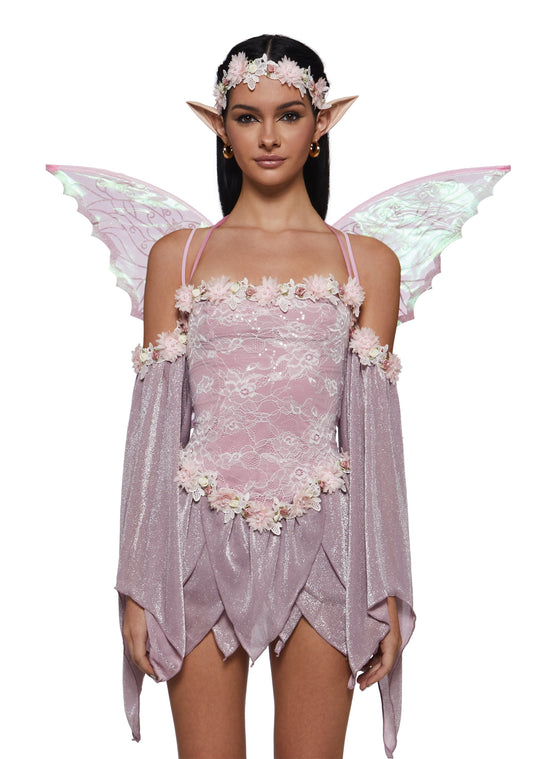Woodland Fairy Costume with Flower Crown
