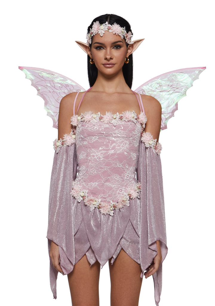 Woodland Fairy Costume with Flower Crown