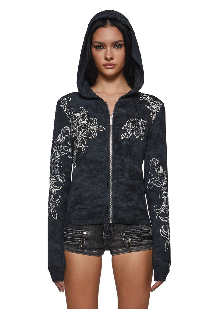 Elix Ornate Jacket - Black