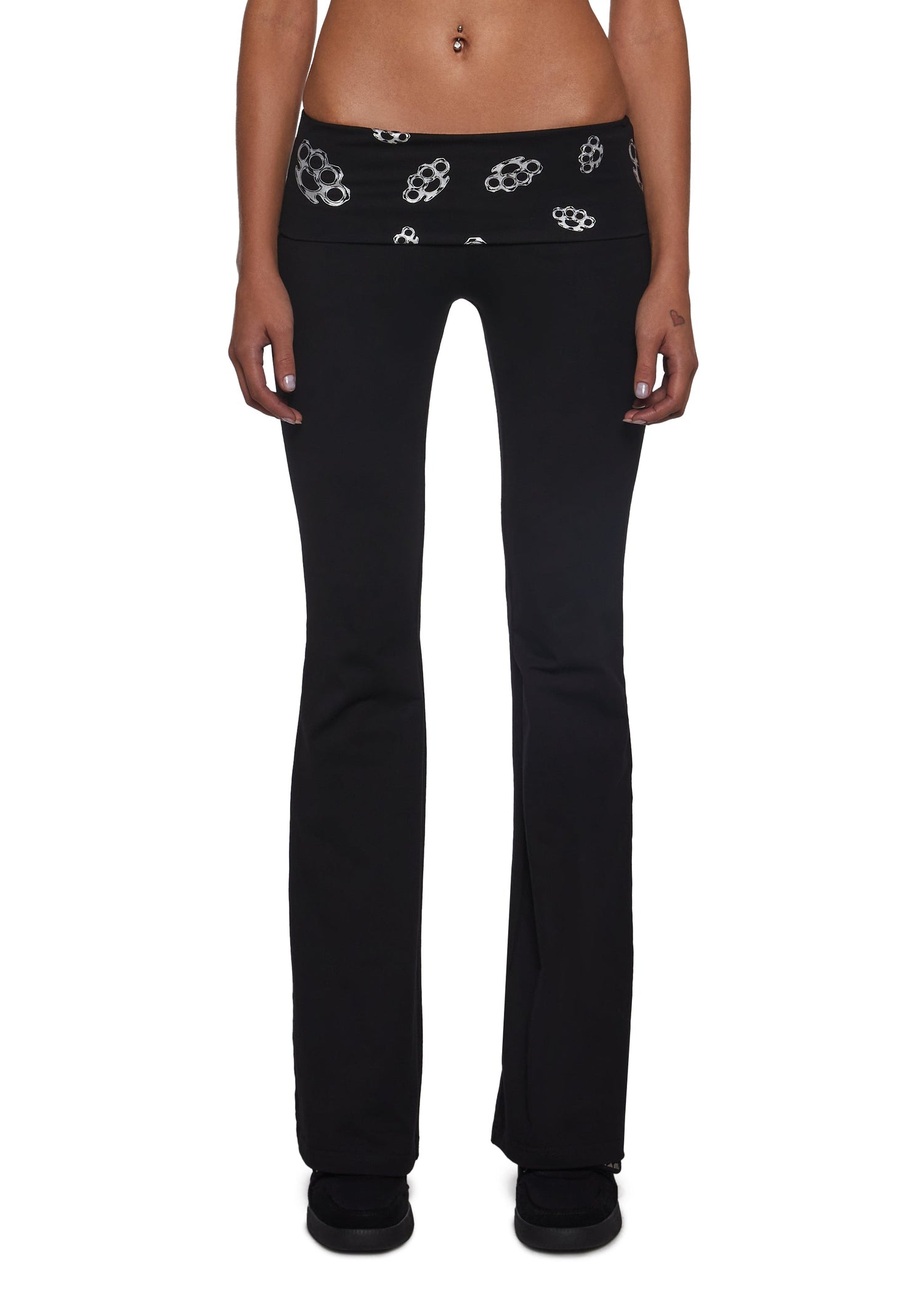 Ciska Brass Knuckle Low Rise Yoga Pants
