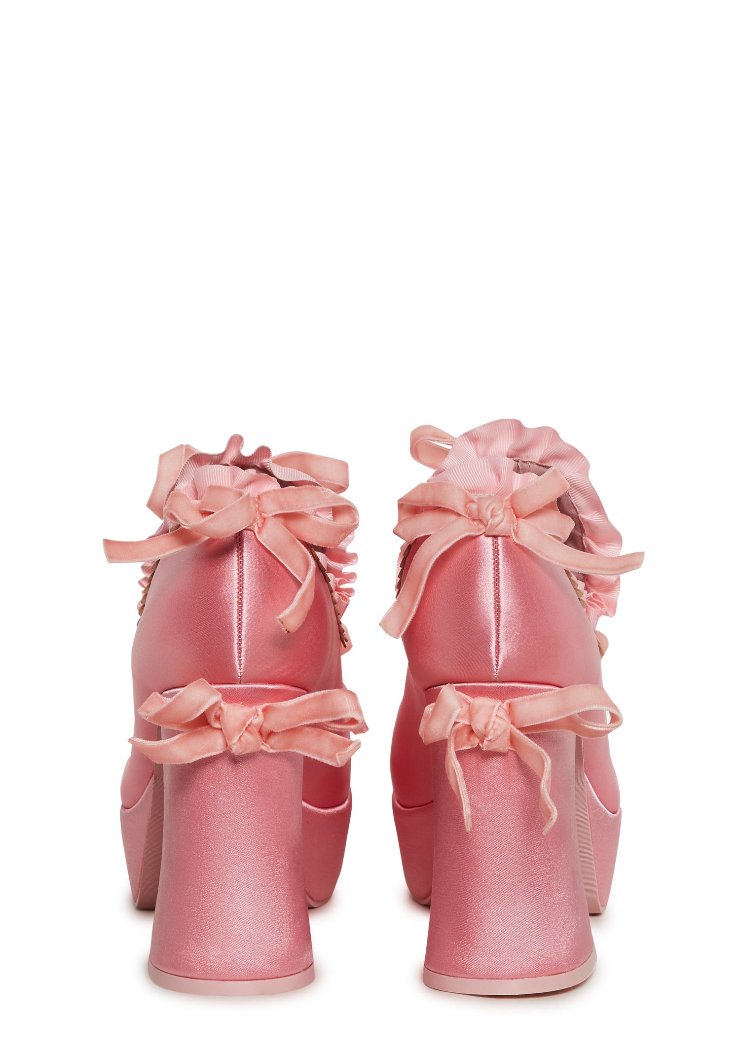Bisou Baby Platform Heels - Pink