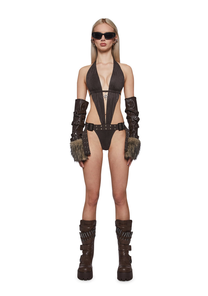 Siren Utility Halter Bodysuit