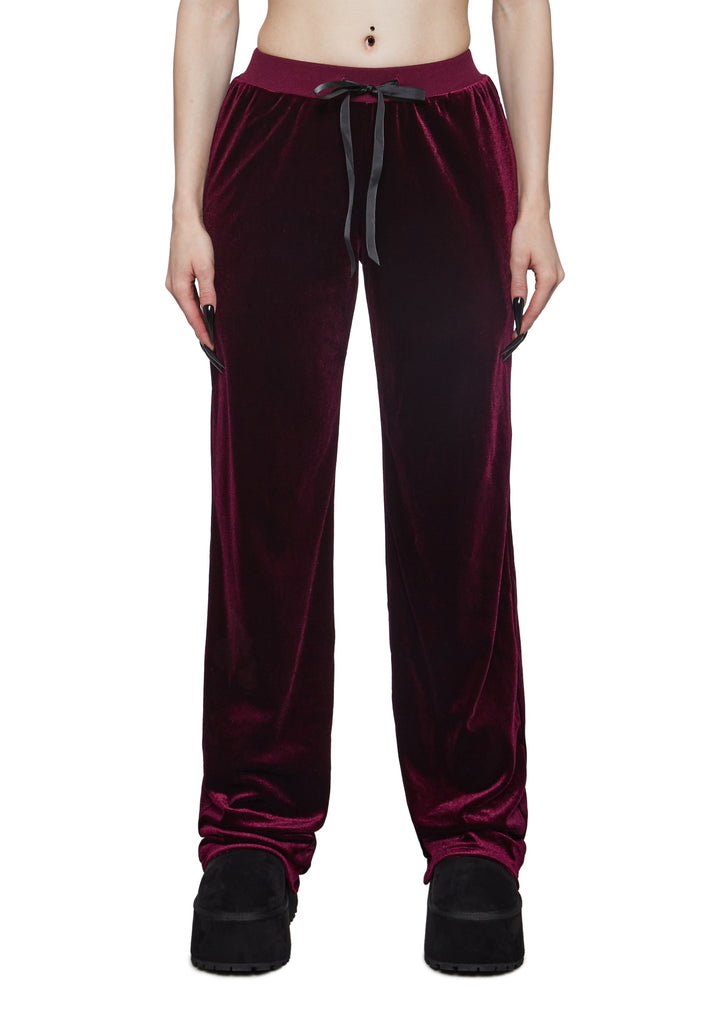 Vampire Velour Track Pants