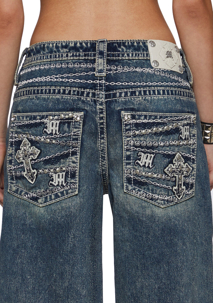 Chamber Low Rise Baggy Jeans