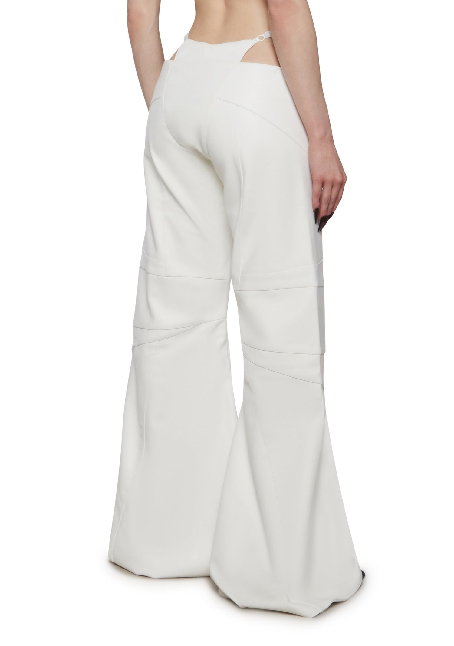 Oversize thong pants - White