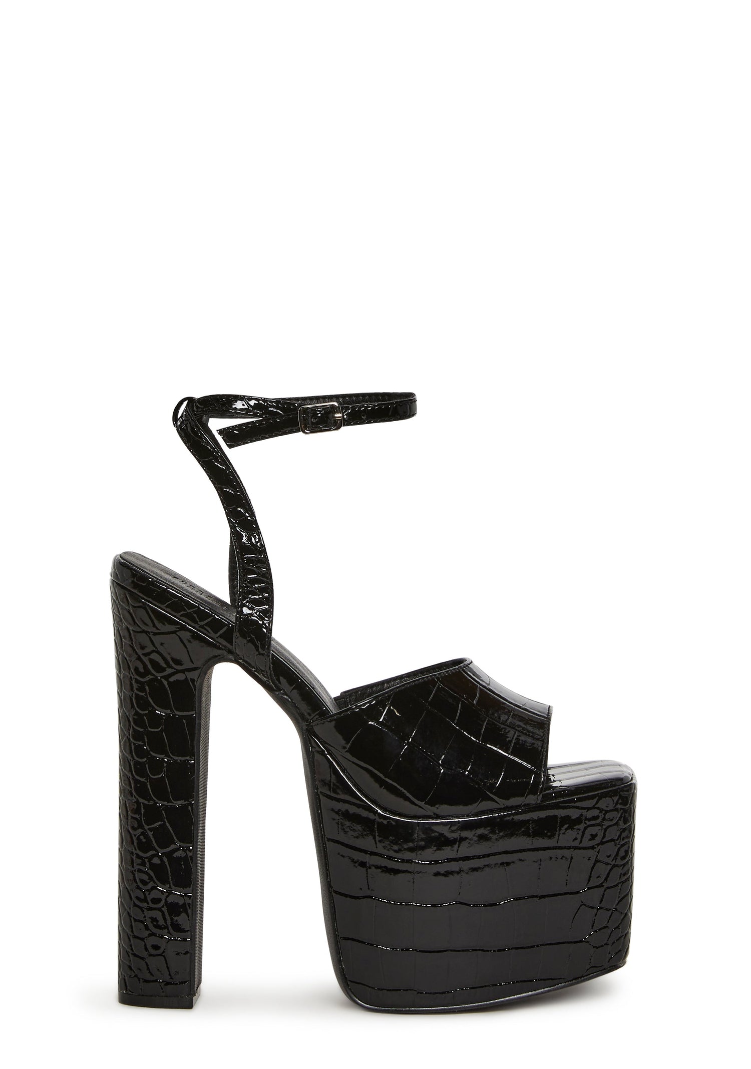 Devour Croc Platform Heels