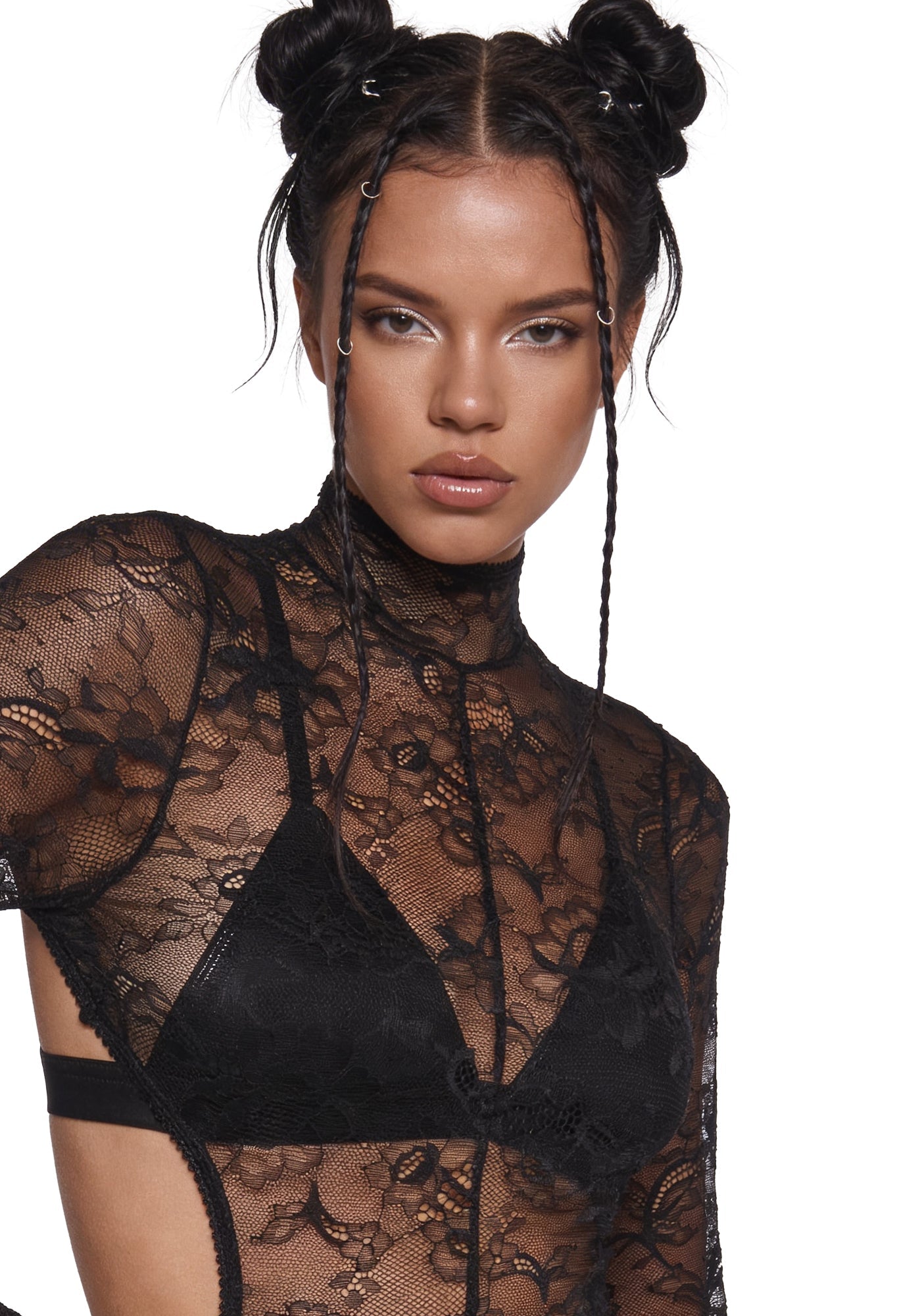 Sheer Affection Lace Romper