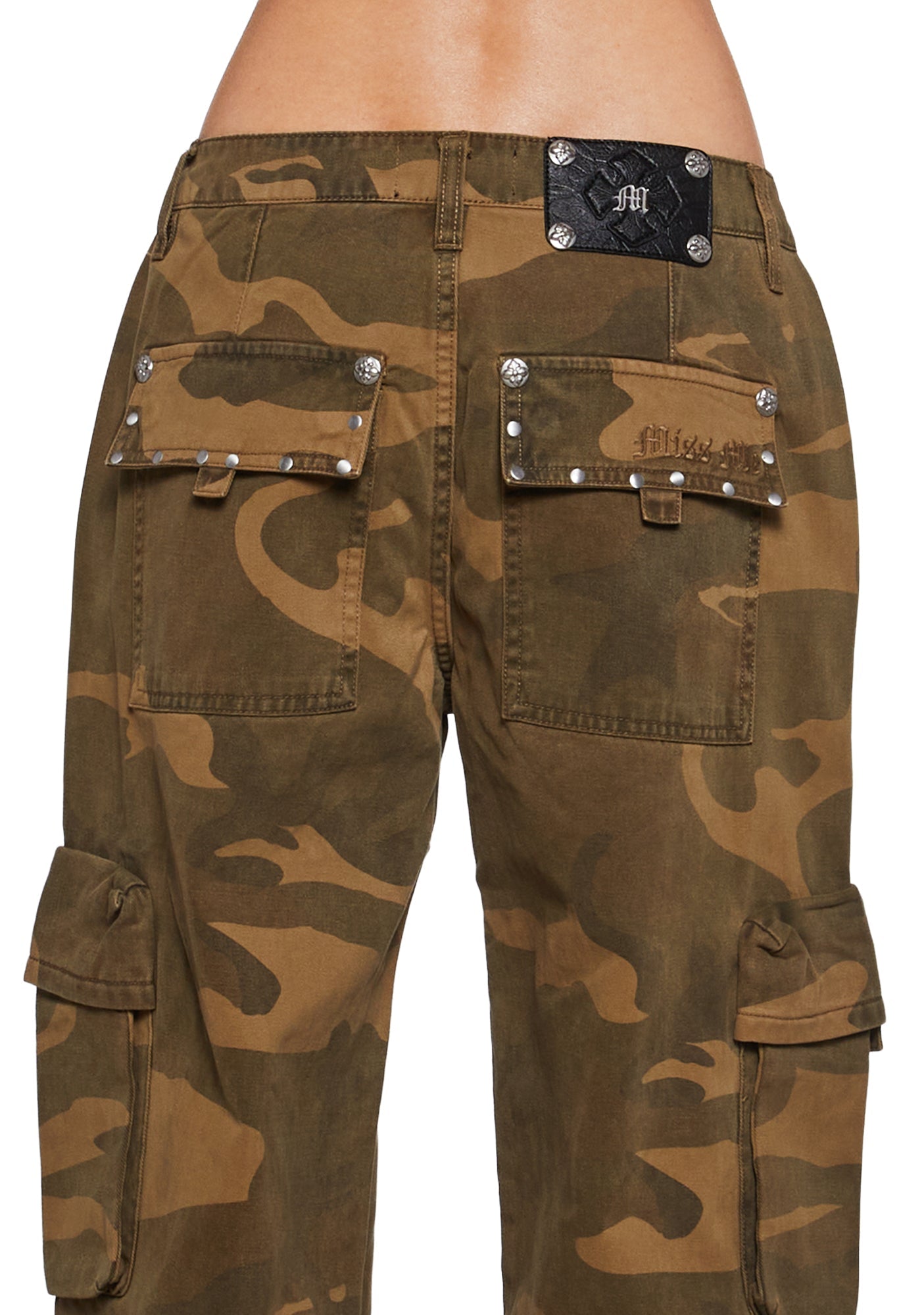 Vesper Studded Camo Cargos 32"